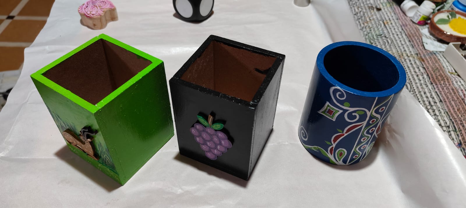 Wooden Pen Stand